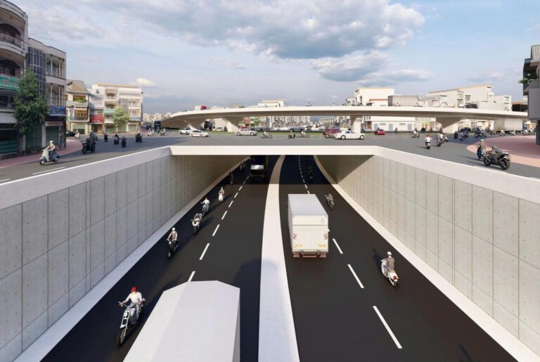 CHÍNH THỨC KHỞI CÔNG HẦM CHUI HƠN 1,000 TỶ ĐỒNG TẠI NÚT GIAO NGÃ 5 PHƯỚC KIẾN, PHÍA BẮC THÀNH PHỐ HỒ CHÍ MINH