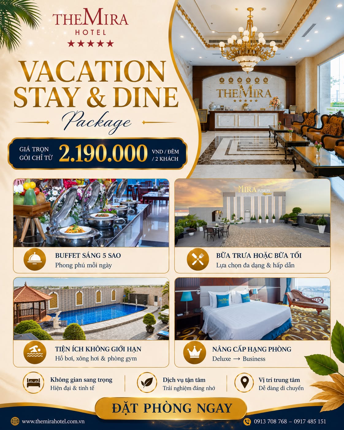 Chương Trình VACATION STAY & DINE PACKAGE